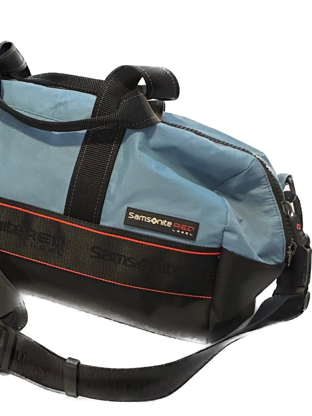 Samsonite RED x Doosan Bears KBO Duffle Bag Slate Blue Black Gym Travel